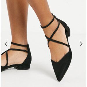 TWO (2) pairs BUNDLE-  Ballet Flats Black and cream